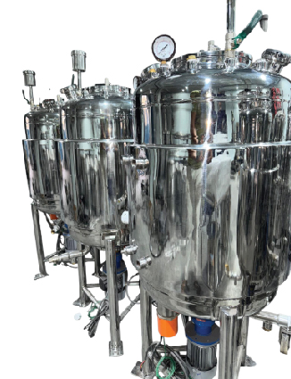 Fermenter with agitator & boiler